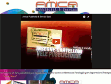 Tablet Screenshot of amicapubblicita.com